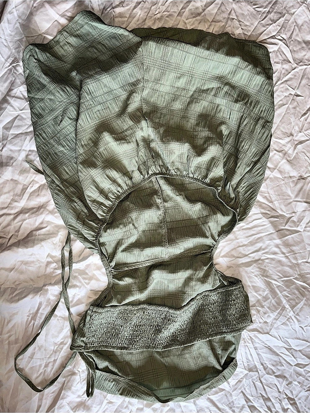 Green Hooded Swim Cover-Up